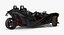 Polaris Slingshot Trike Rigged modelo 3D