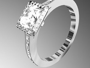 3dsmax diamond ring