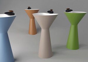 3D gessi cono washbasins