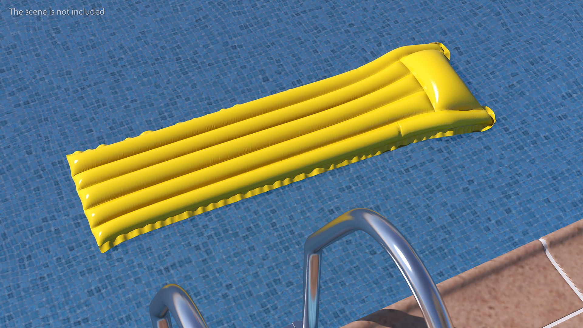 Yellow Vinyl Inflatable Sea Bed 3D Model - TurboSquid 2146862