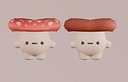 Cute Mushrooms -  Flat Mushroom