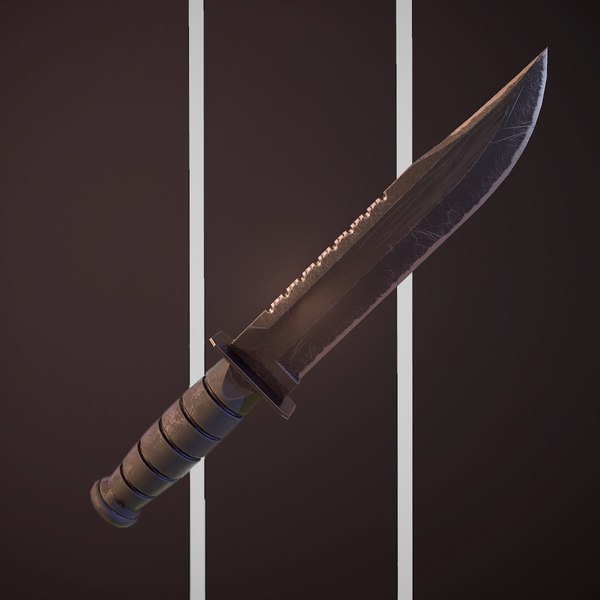 modelo 3d Cuchillo militar - TurboSquid 1099666