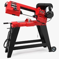 Metal Cutting Band Saw with Stand Rigged