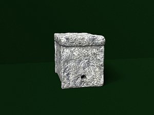 3d model ancient construction