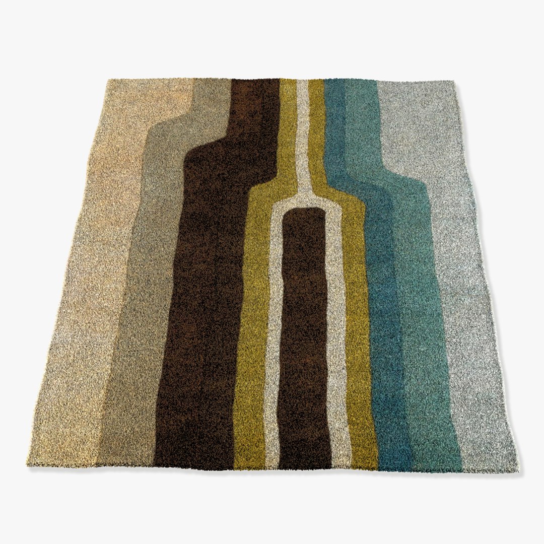 Chandra Rugs Far-6207 3d Model