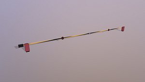 3D Crossing Barricade model