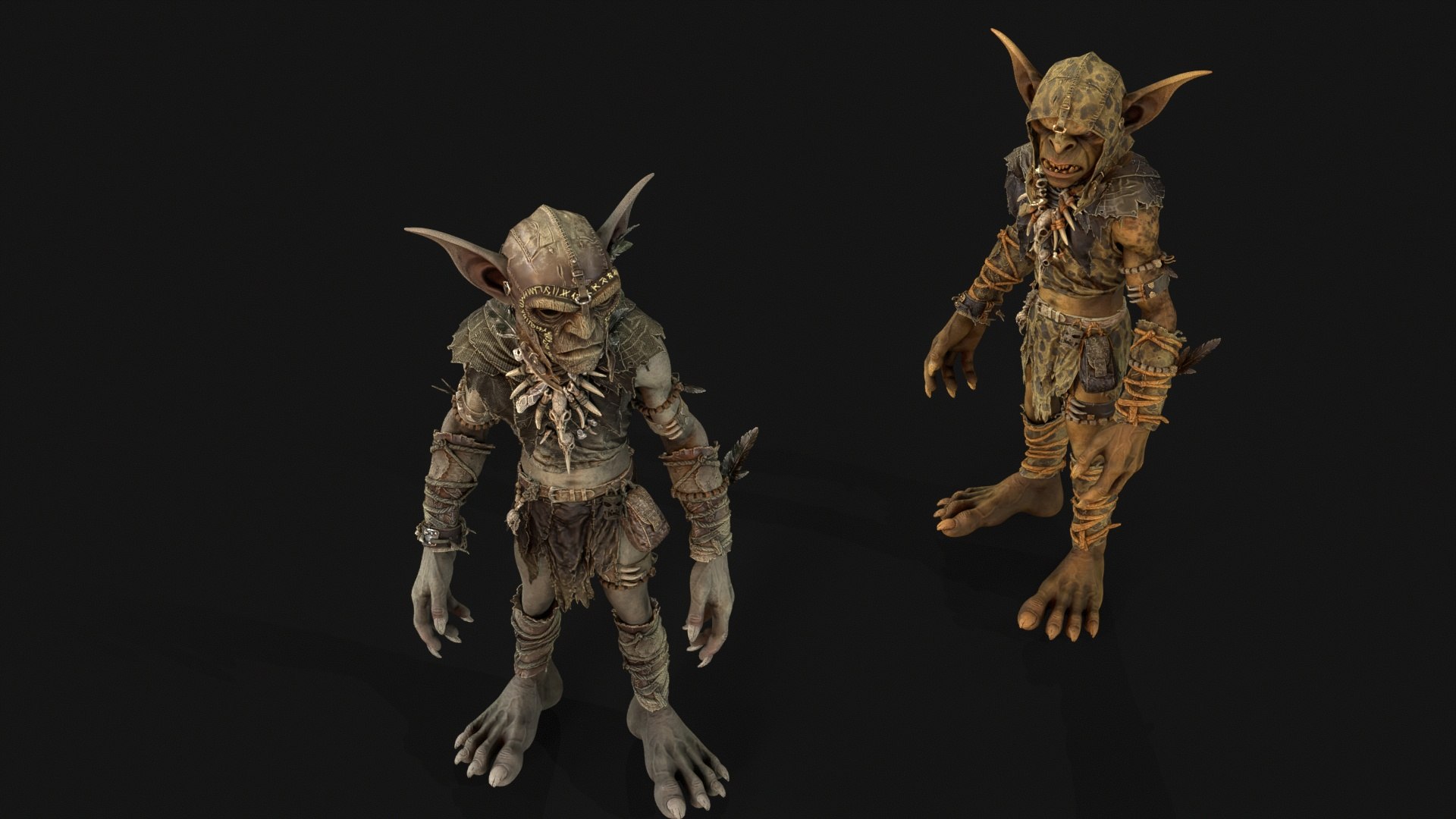 Goblin Archer model https://p.turbosquid.com/ts-thumb/Fo/KLSyH8/TD/tbrender_014/jpg/1787246190/1920x1080/fit_q87/abd33965163f0d2b819d5e73b61fe1b3118ae710/tbrender_014.jpg