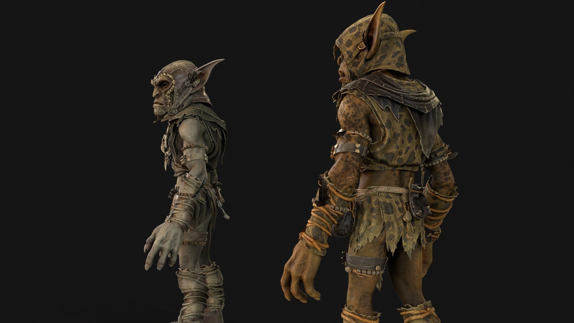 Goblin Archer model https://p.turbosquid.com/ts-thumb/Fo/KLSyH8/Tl/tbrender_0102/jpg/1787246164/1920x1080/fit_q87/89c54279652fb431c34a0b91f12c712dca5727d5/tbrender_0102.jpg