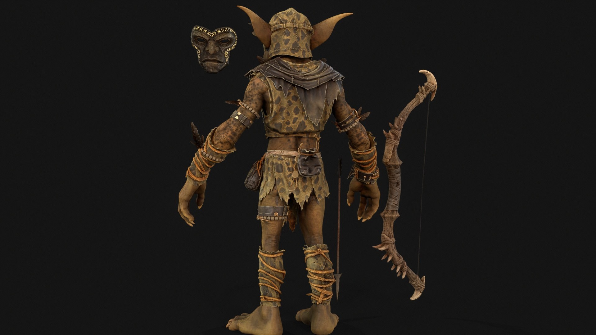 Goblin Archer model https://p.turbosquid.com/ts-thumb/Fo/KLSyH8/s8/tbrender_007/jpg/1787246032/1920x1080/fit_q87/15adbfddd5f90ff7fef5175923614b82edfec1bb/tbrender_007.jpg