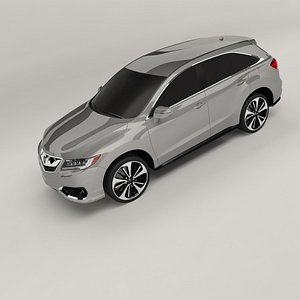 3D model 2018 acura rdx 2016