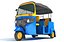 Paquete de modelos de auto rickshaw