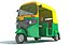 Paquete de modelos de auto rickshaw