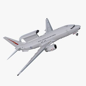 3D model boeing 737 wedgetail royal