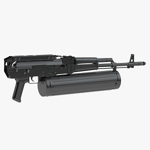 AK-74 PP-19 Mag Assault Rifle 3D model