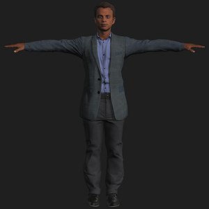 business man 3D model