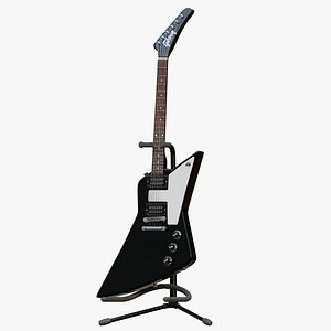 Gibson Explorer Black Electric Guitar PBR