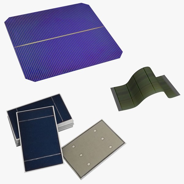 solar cells 3d max