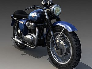 Old Classic Motorcycle
