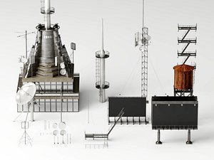 High  Detail Rooftop   Industrial Facility