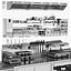 Set of equipment for cafes and restaurants