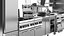 Set of equipment for cafes and restaurants