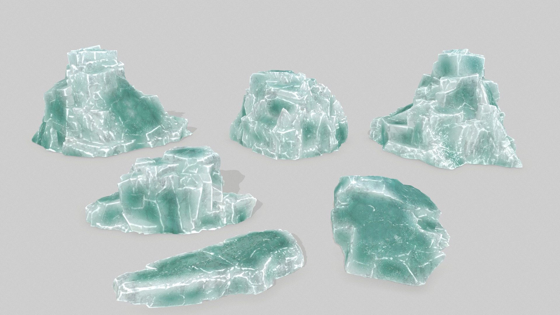 3D Rock Set model - TurboSquid 1723844
