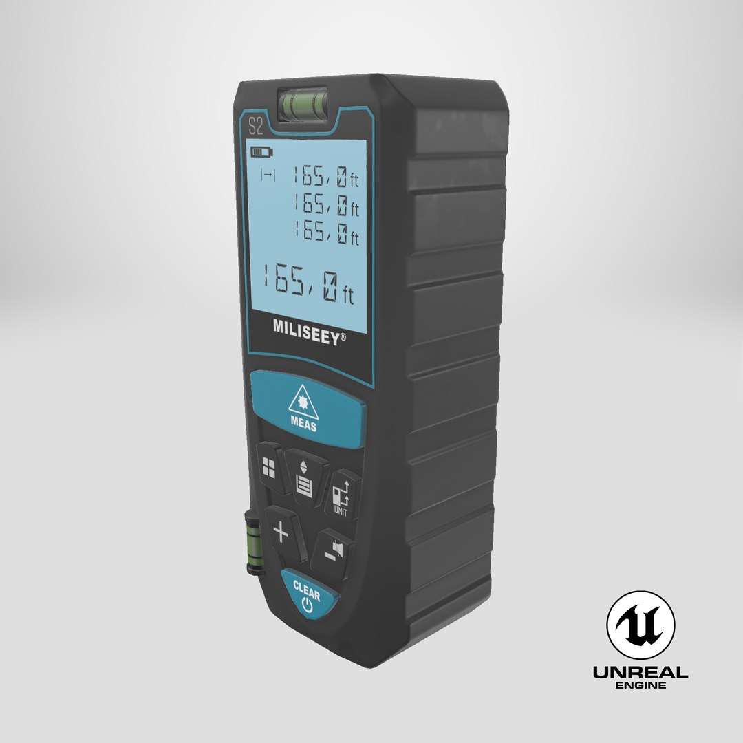Mileseey Laser Distance Meter 3D https://p.turbosquid.com/ts-thumb/Fo/hqXYd8/kD/stemcell_unreal_render/png/1734880772/1920x1080/fit_q87/d1785ba283202148c25bc40bdfce03603dbe1118/stemcell_unreal_render.jpg