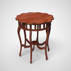3D Bealey End Table honey oak finish