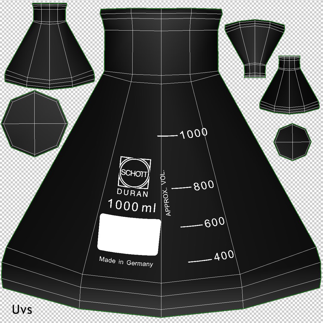 3ds max erlenmeyer 1000 ml lab https://p.turbosquid.com/ts-thumb/Fo/igrRX2/sCTDjEvW/1000ml_uvs/png/1398786361/1920x1080/fit_q87/5118c873ed133f232095aa35e1c1f7856e2acbba/1000ml_uvs.jpg