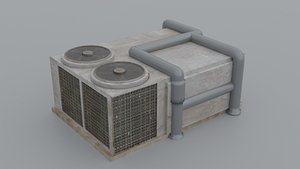 3D Air Conditioner rooftop