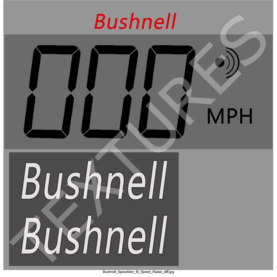 3d Model Bushnell Speedster Iii Radar