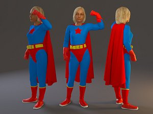 3D female cosplay bcc 2130 model