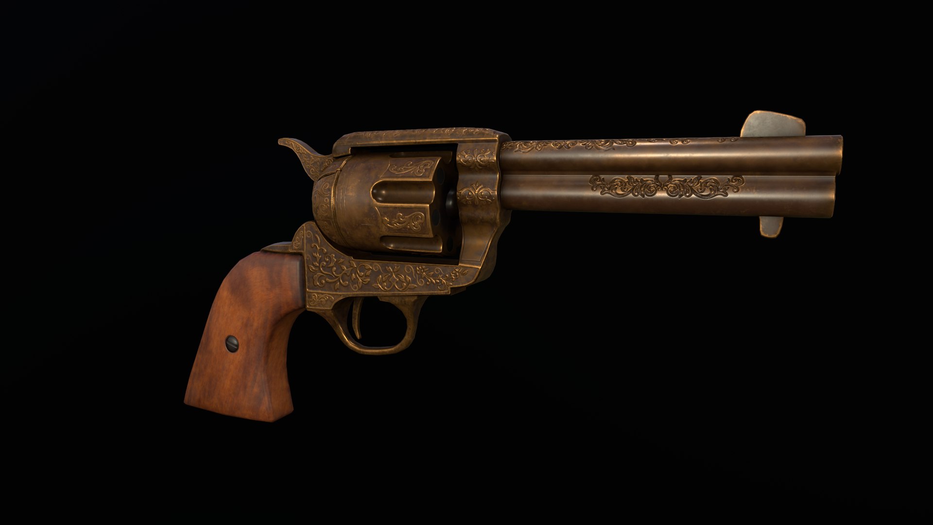 Antique Gun 3D Model - TurboSquid 2049969