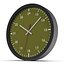 Office Clock Green 3D Model