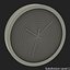 Office Clock Green 3D Model