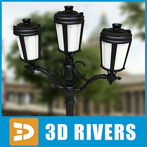 street light streetlights 3d max