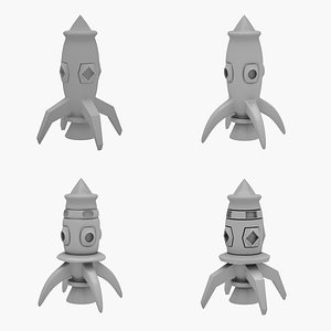 3D rocket model