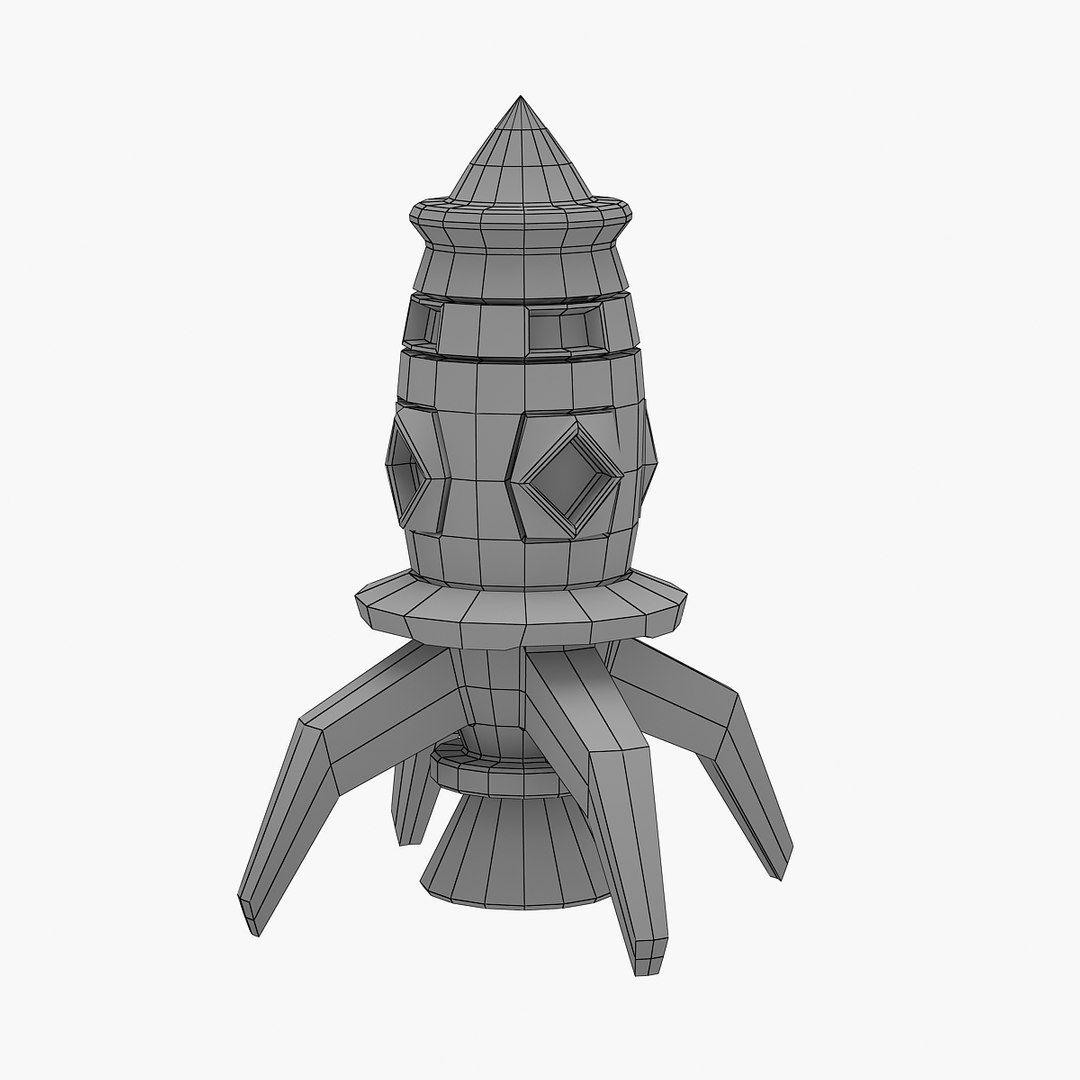 3D Rocket Model - TurboSquid 1541233