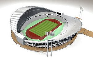 3d model rajamangala stadium