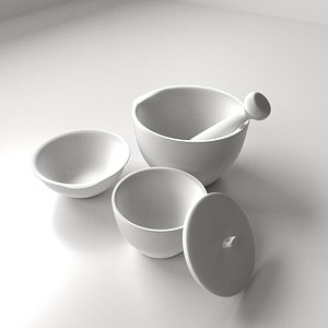 3d mortar crucible