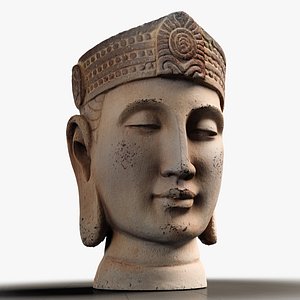 3D Buddha Photorealistic PBR Low-poly 3D model