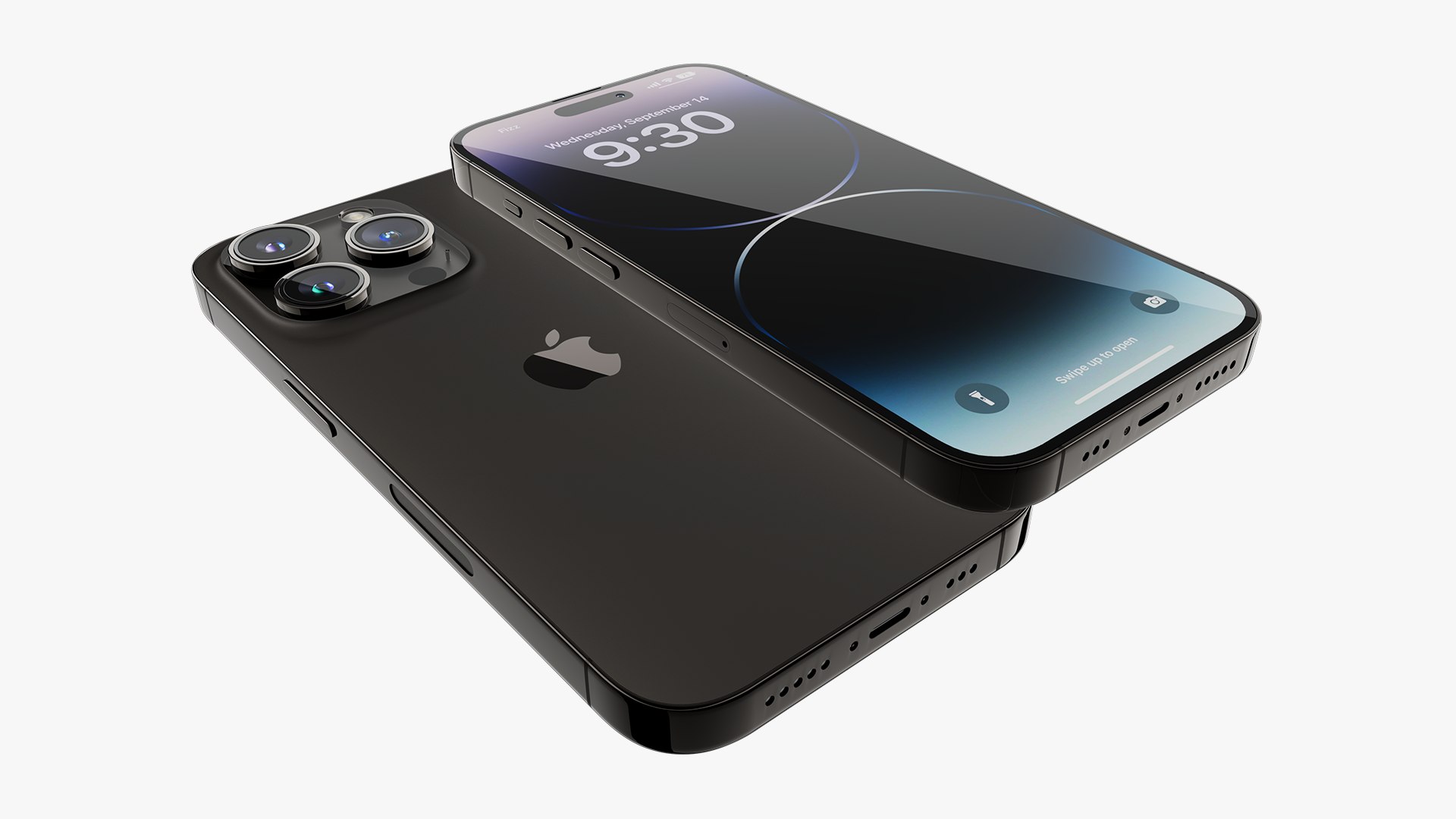 IPhone 14 Pro Space Black 3D Model - TurboSquid 1969124