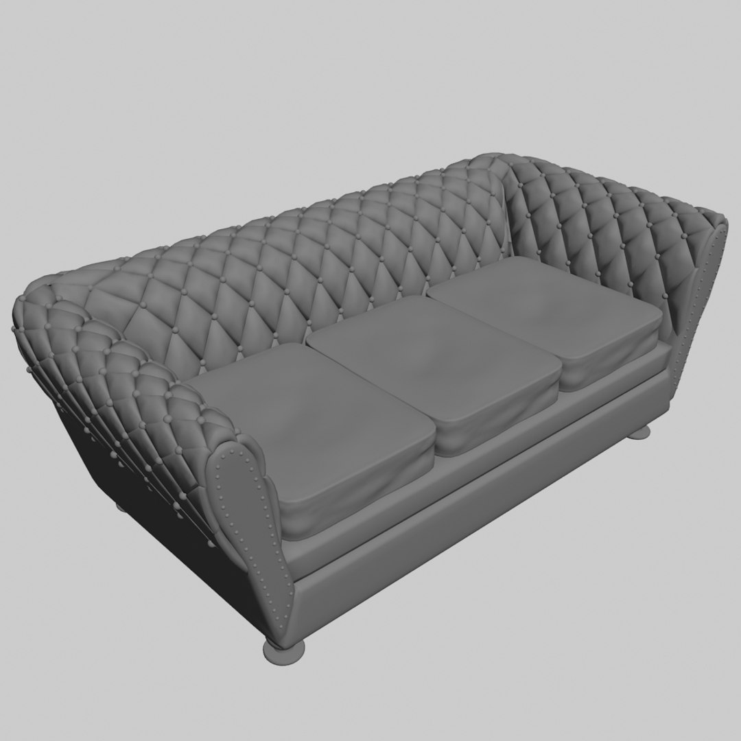 English Sofa 3ds