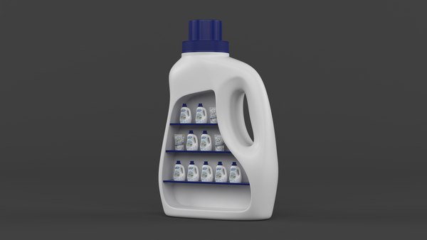 Laundry Detergent Display Rack 3D model - TurboSquid 1834354