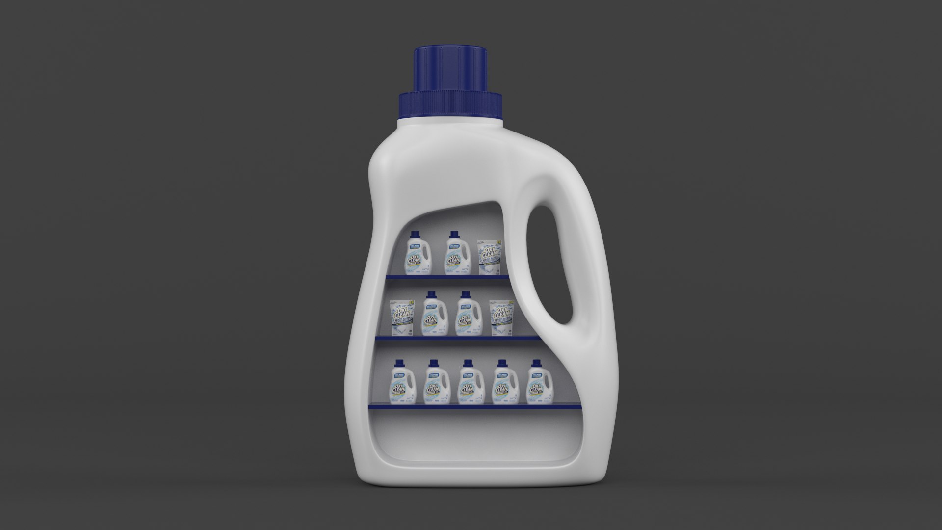 Laundry Detergent Display Rack 3D Model - TurboSquid 1834354
