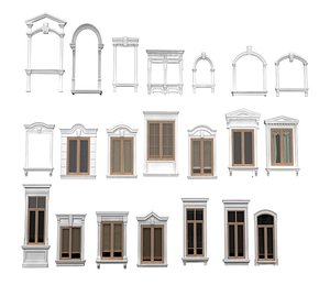 Decorative Windows Collections 3D