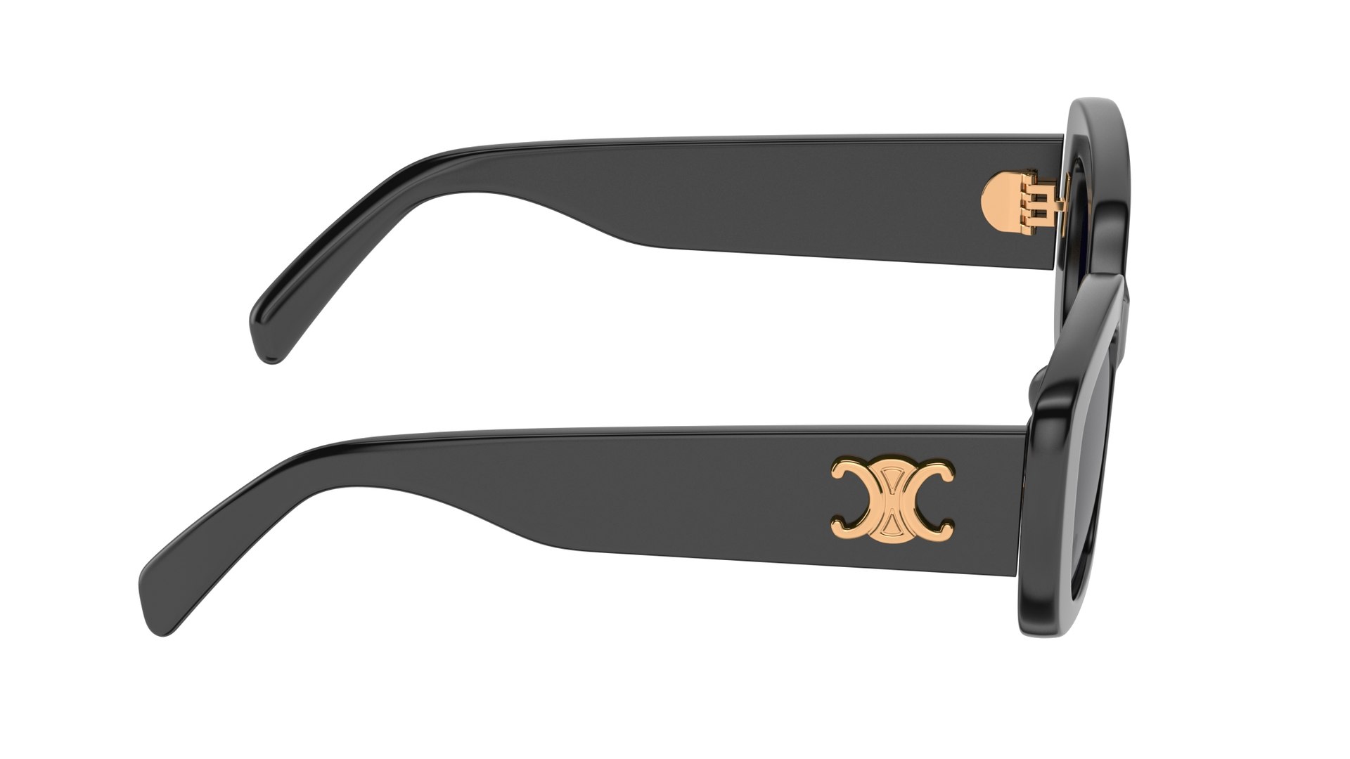 TRIOMPHE SUNGLASSES 573249 IN NAVY BLUE ACETATE METAL LOGO