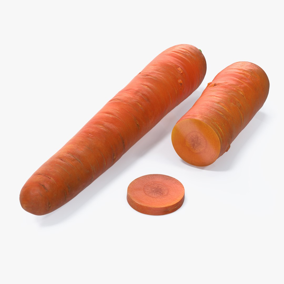 Carrot Collection 3D model preview