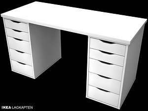 3D IKEA LAGKAPTEN desk