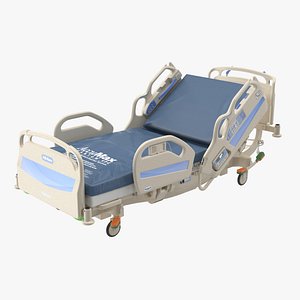 hospital bed hill-rom 3D model